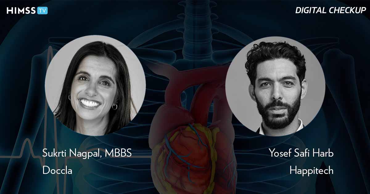 Sukrti Nagpal, Doccla, and Yosef Safi Harb, Happitech_Heart and ECG Photo illustration by Mohammed Haneefa Nizamudeen/iStock/Getty Images Plus